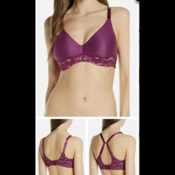 NEW Wacoal [ 38DD US ] Style Standard Underwire T-Shirt Bra in‎ Purple - Picture 3 of 12